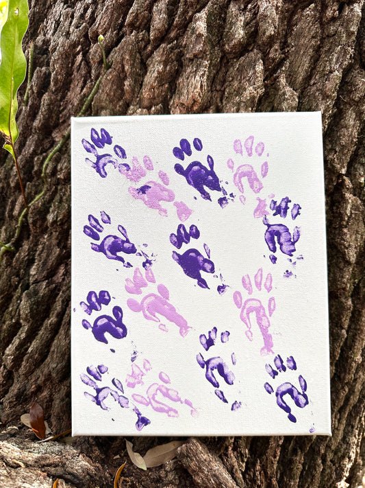 Lavender Dreams Loucasso Painting  8x10