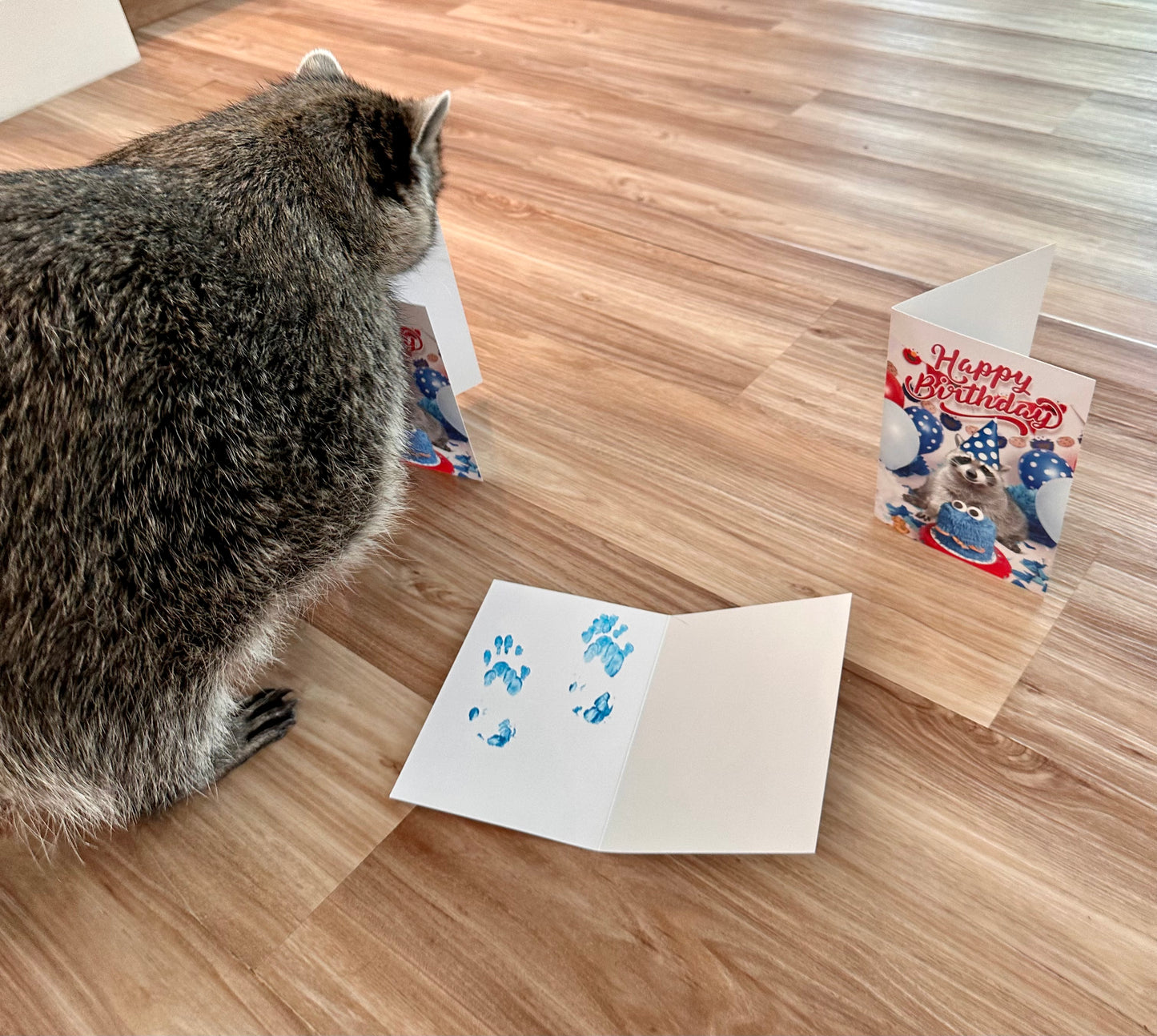 Cookie Monster Birthday Card Signed by Louie