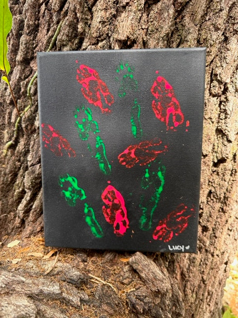 Watermelon Sugar Lucy Da Vinci Painting  8x10